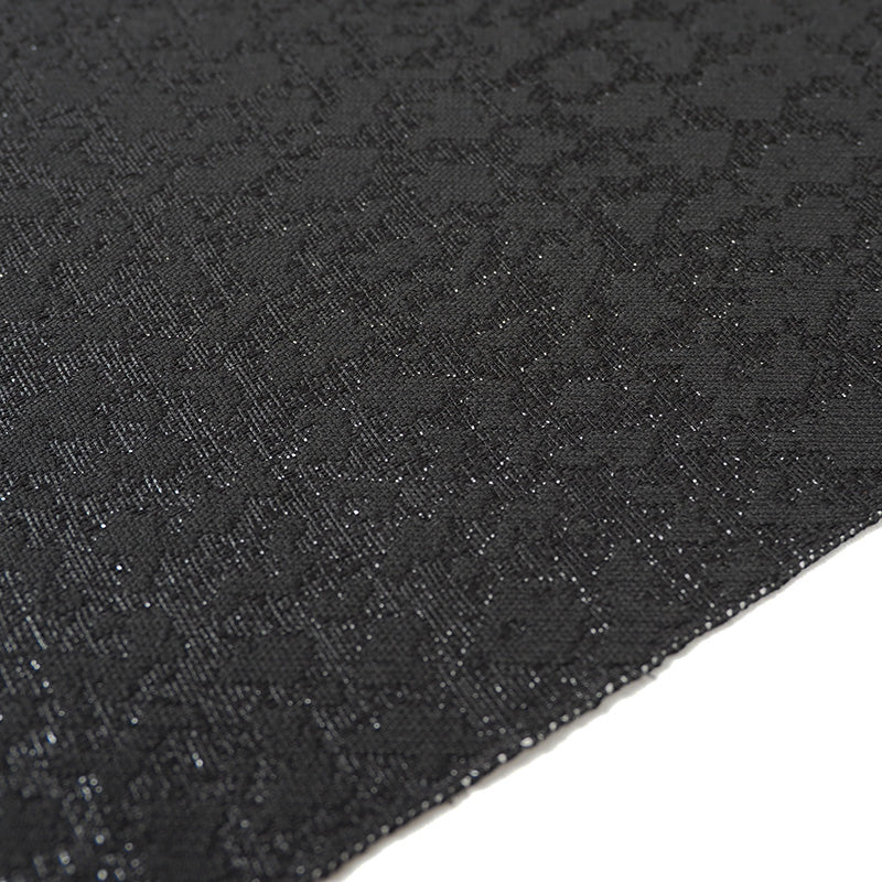 【Kimono-Factory-nono】正絹八寸名古屋帯 仕立て上がり「crack」艶黒