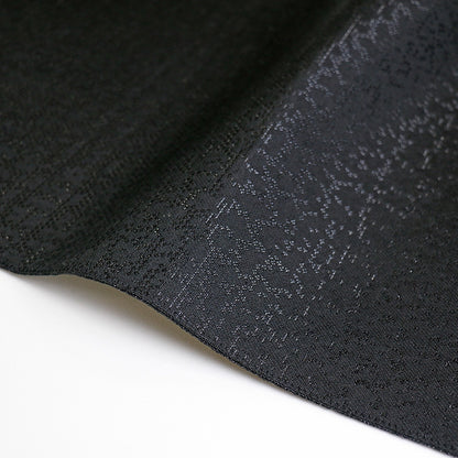 【Kimono-Factory-nono】正絹八寸名古屋帯 仕立て上がり「crack」艶黒