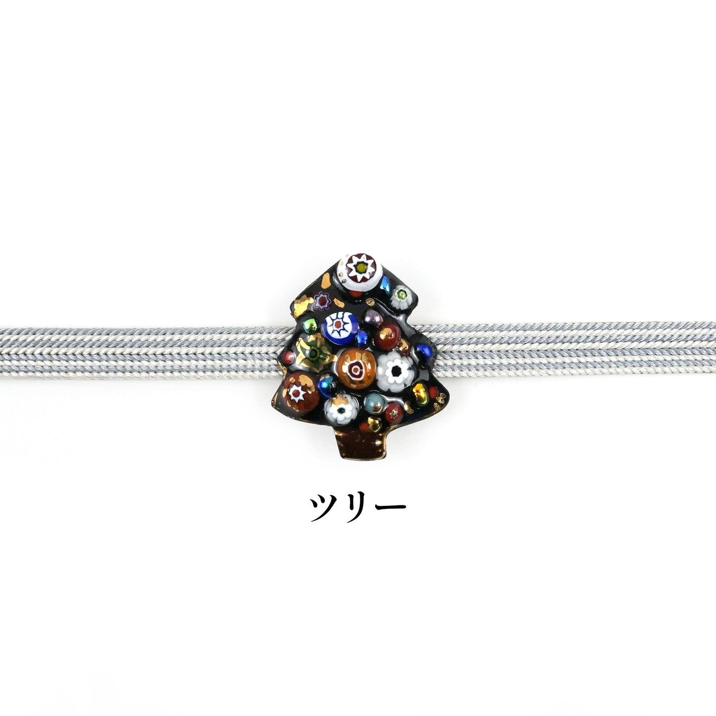 【七宝焼】帯留め　四季暦　シリーズ4