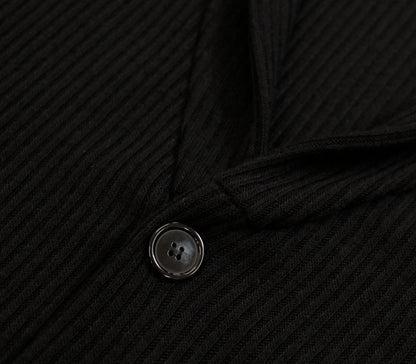 【Kimono-Factory-nono】ニットカーディガン Earl「アール」ブラック #男女兼用/ユニセックス