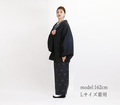 【Kimono-Factory-nono】ニットカーディガン Earl「アール」ブラック #男女兼用/ユニセックス