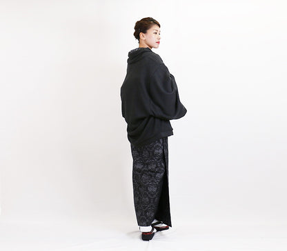 【Kimono-Factory-nono】ニットカーディガン Earl「アール」ブラック #男女兼用/ユニセックス