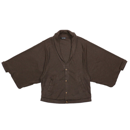 【Kimono-Factory-nono】ニットカーディガン Earl「アール」ブラウン #男女兼用/ユニセックス
