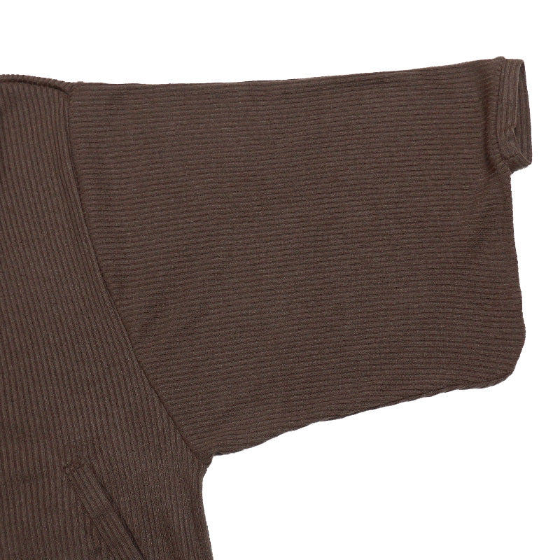 【Kimono-Factory-nono】ニットカーディガン Earl「アール」ブラウン #男女兼用/ユニセックス