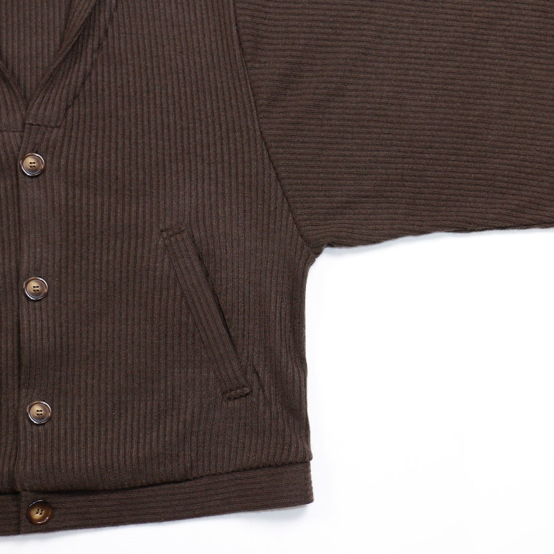 【Kimono-Factory-nono】ニットカーディガン Earl「アール」ブラウン #男女兼用/ユニセックス