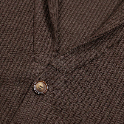 【Kimono-Factory-nono】ニットカーディガン Earl「アール」ブラウン #男女兼用/ユニセックス