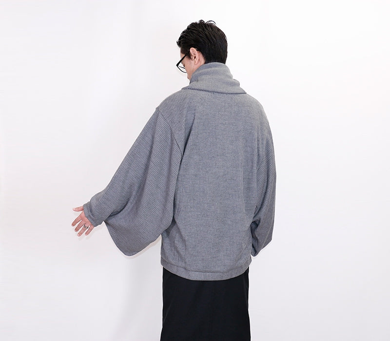 【Kimono-Factory-nono】ニットカーディガン Earl「アール」グレー #男女兼用/ユニセックス