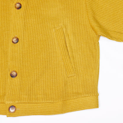 【Kimono-Factory-nono】ニットカーディガン Earl「アール」マスタード #男女兼用/ユニセックス