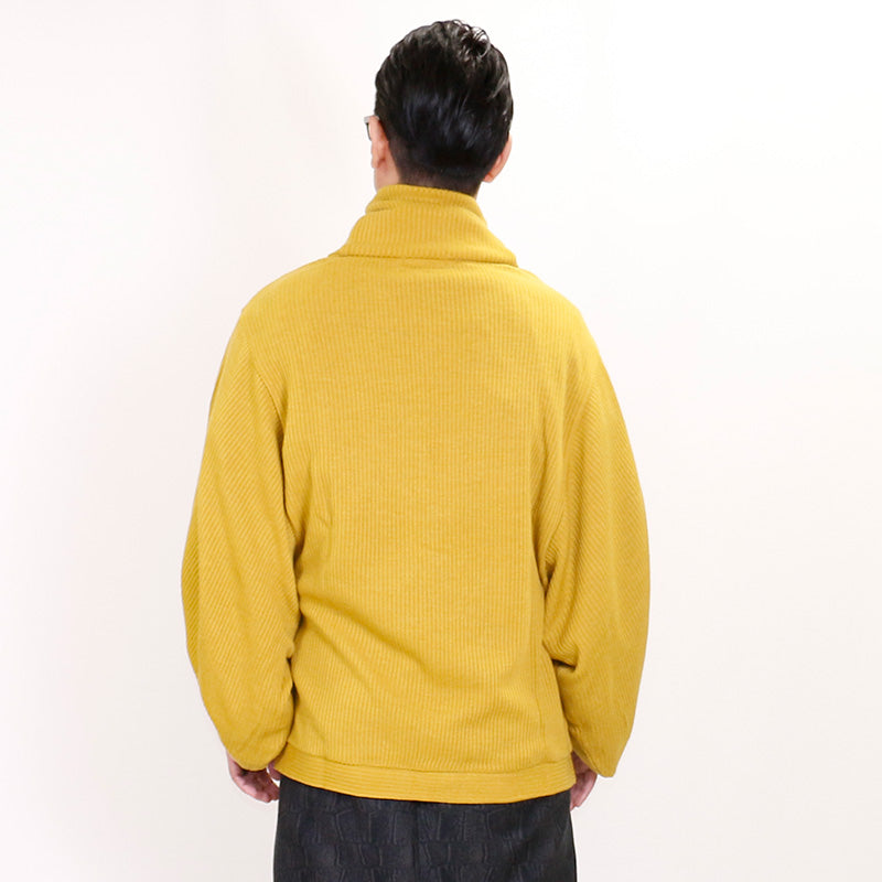 【Kimono-Factory-nono】ニットカーディガン Earl「アール」マスタード #男女兼用/ユニセックス