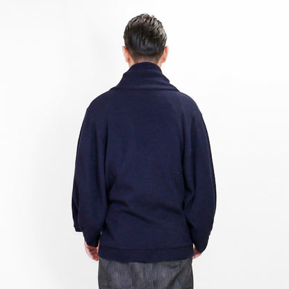 【Kimono-Factory-nono】ニットカーディガン Earl「アール」ネイビー #男女兼用/ユニセックス