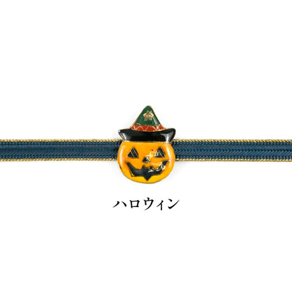 【七宝焼】帯留め　四季暦　シリーズ4