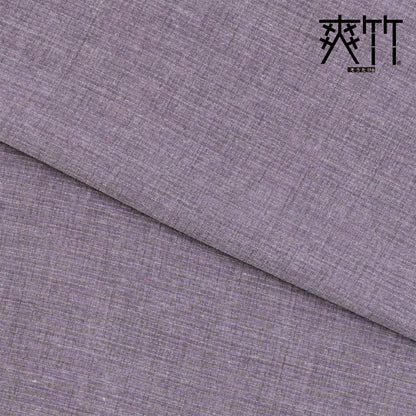 【東レ爽竹】スリーシーズン 長襦袢 紅梅(小格子) 無地 (K)古代紫(パープル)