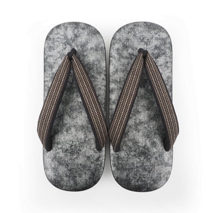 【Kimono-Factory-nono】男物本場大島紬カフェ草履 菱屋カレンブロッソ ZETTA 銀霞 G-25 #紳士/メンズ