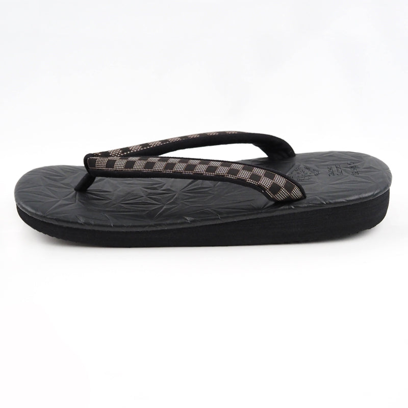 【Kimono-Factory-nono】男物本場大島紬カフェ草履 菱屋カレンブロッソ ZETTA スターダスト G-29 #紳士/メンズ