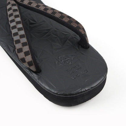 【Kimono-Factory-nono】男物本場大島紬カフェ草履 菱屋カレンブロッソ ZETTA スターダスト G-29 #紳士/メンズ