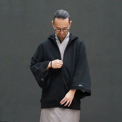 【Kimono-Factory-nono】着物パーカー Spider 5カラー×3サイズ #男女兼用