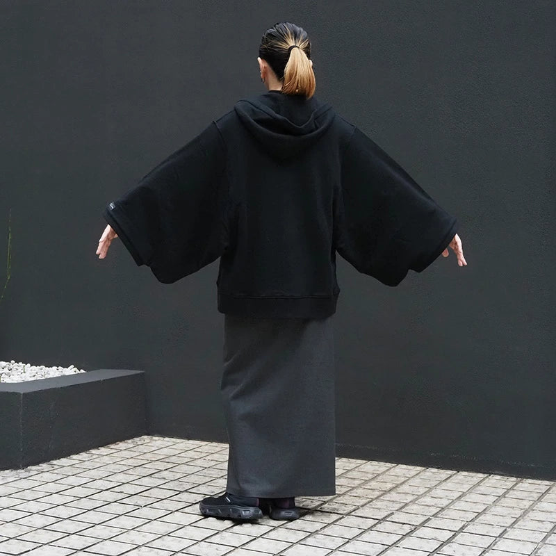 【Kimono-Factory-nono】着物パーカー Spider 5カラー×3サイズ #男女兼用