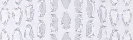 ペンギン　薄グレー