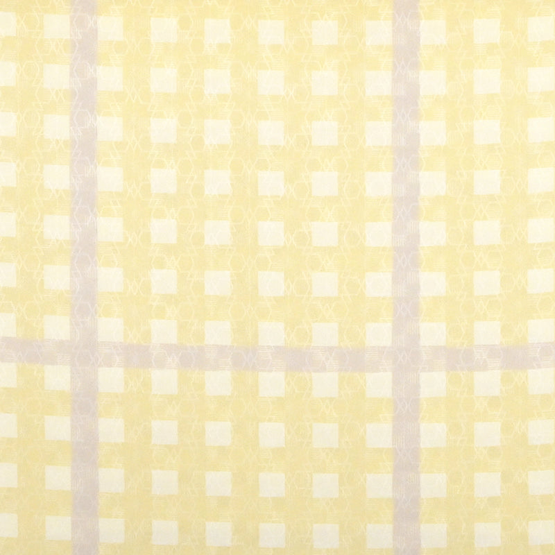 チェック　イエロー