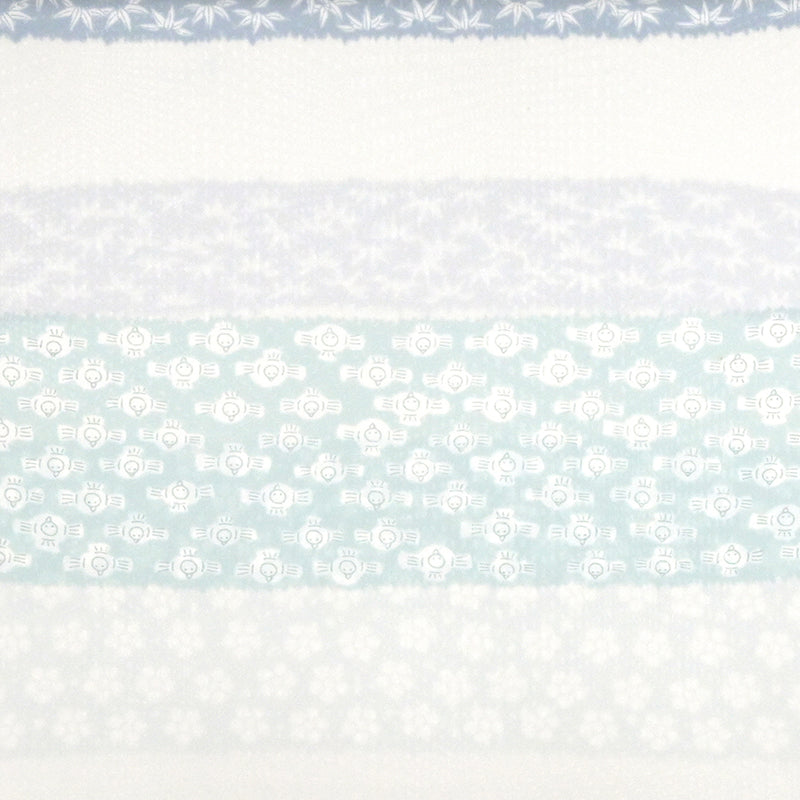 横段小紋　薄水色