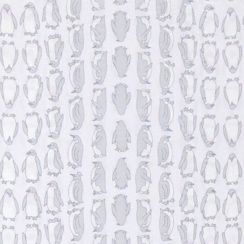 ペンギン　薄グレー