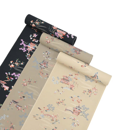 東レシルック 小紋 ～kifkif～「古都」 鶸茶 【袷・単衣用】