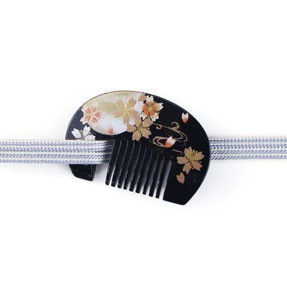 【花しおり】櫛型帯留め 南天 / さくら / うさぎ