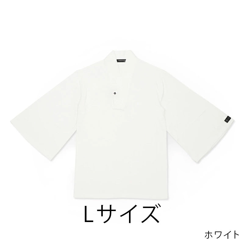 【Kimono-Factory-nono】男性用襦袢衿７分袖Tシャツ　Listo7　6カラー×3サイズ #紳士用/メンズ