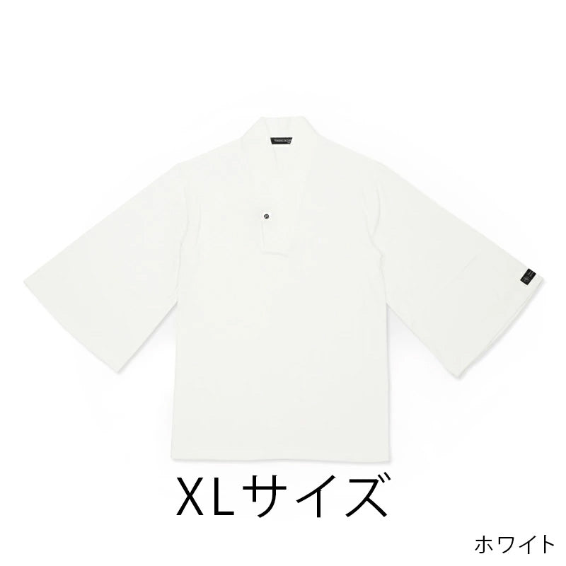【Kimono-Factory-nono】男性用襦袢衿７分袖Tシャツ　Listo7　6カラー×3サイズ #紳士用/メンズ