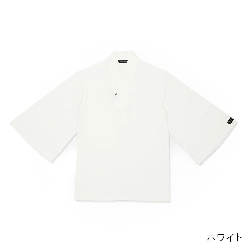 【Kimono-Factory-nono】男性用襦袢衿７分袖Tシャツ　Listo7　6カラー×3サイズ #紳士用/メンズ