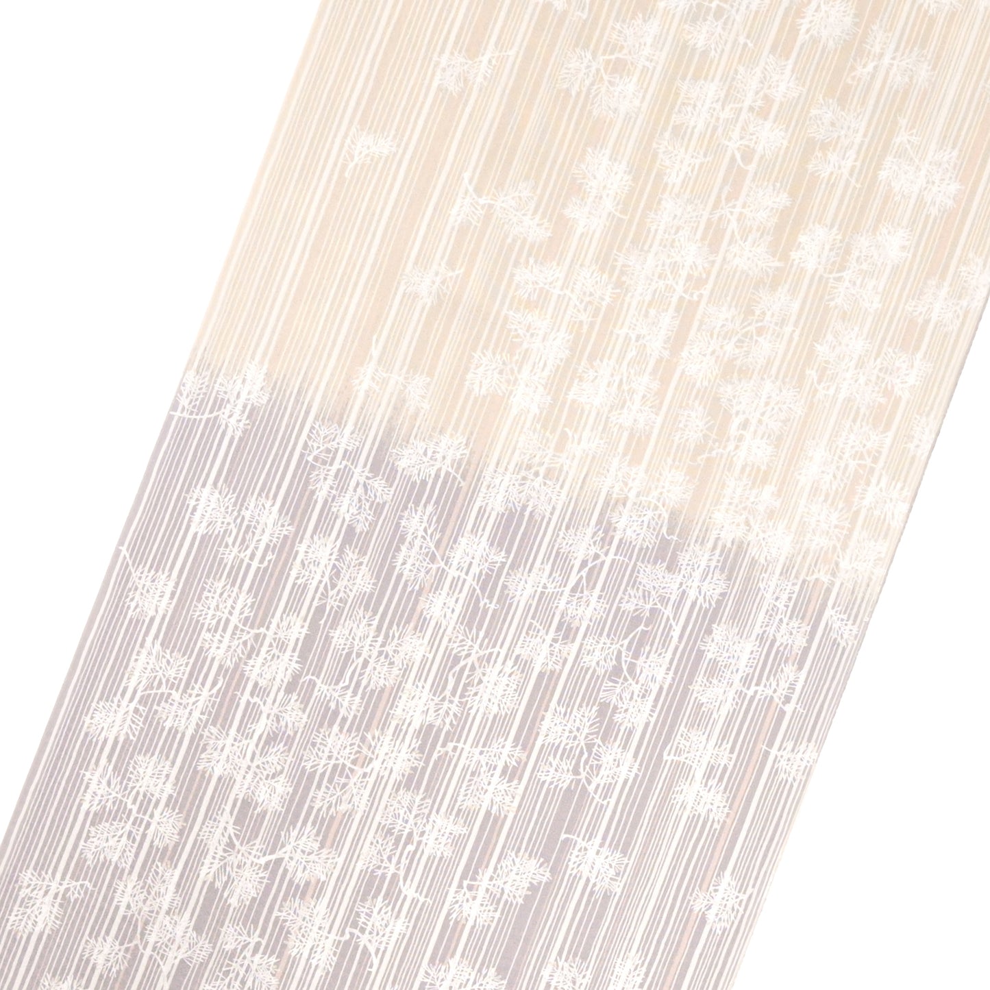 東レシルック 小紋 ～kifkif～「根引松」 白茶 【袷・単衣用】