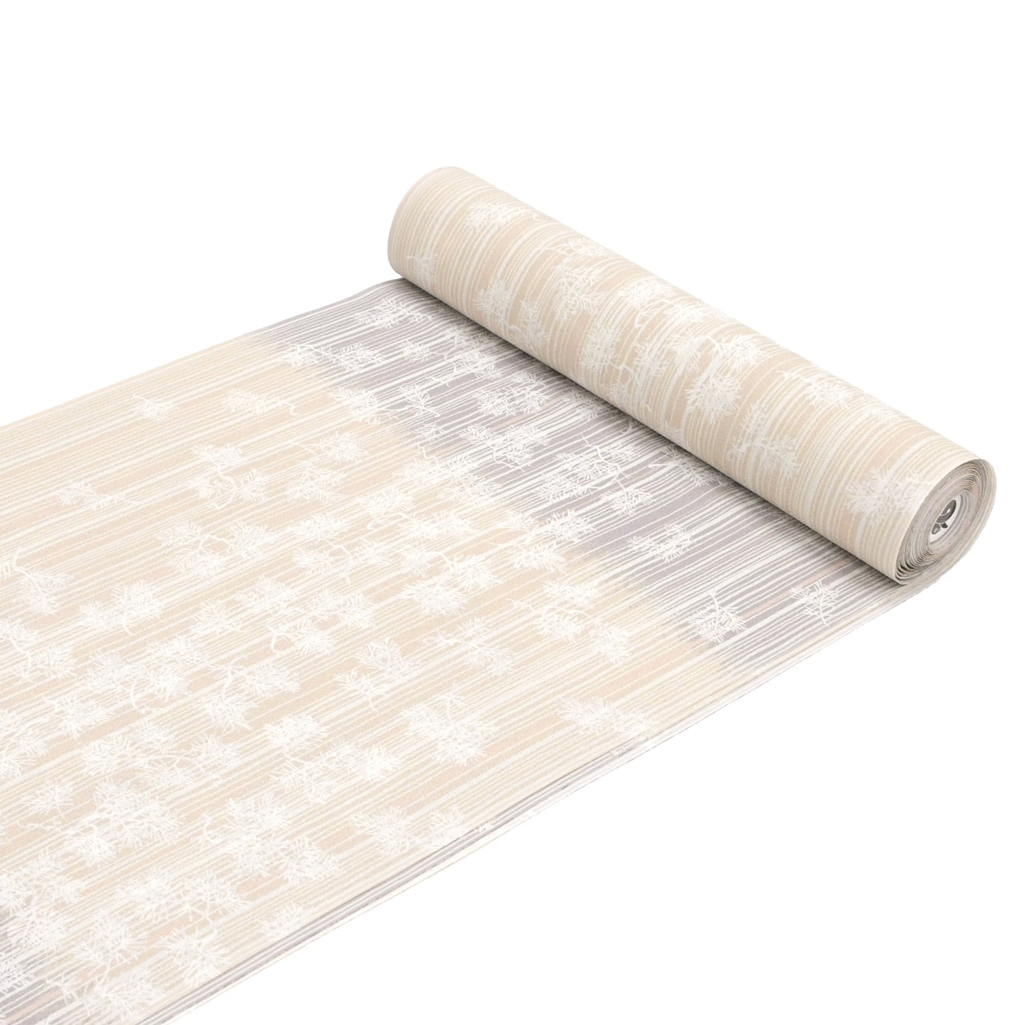 東レシルック 小紋 ～kifkif～「根引松」 白茶 【袷・単衣用】