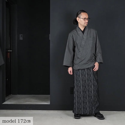 【Kimono-Factory-nono】着物スカート Gritter（ロング丈） #男女兼用/ユニセックス