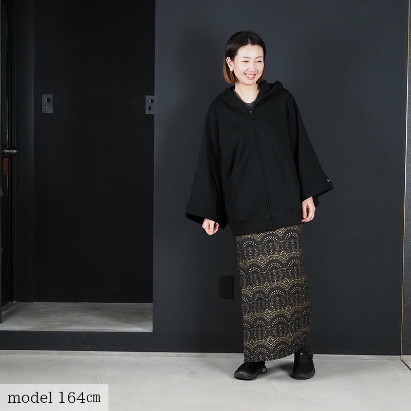 【Kimono-Factory-nono】着物スカート Gritter（ロング丈） #男女兼用/ユニセックス