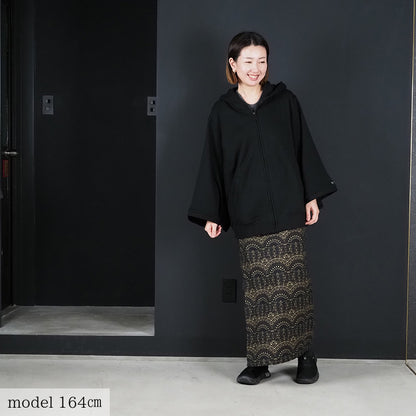 【Kimono-Factory-nono】着物スカート Gritter（ロング丈） #男女兼用/ユニセックス