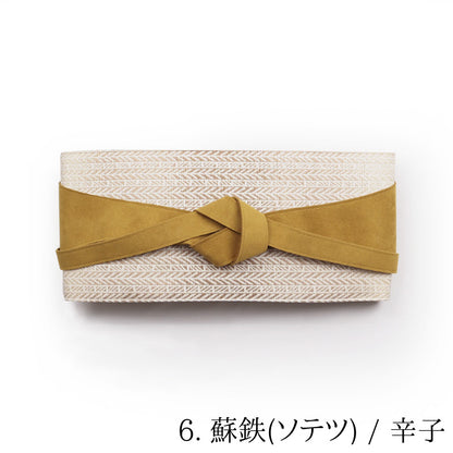 【Kimono-Factory-nono】サッシュベルト帯 正絹帯地date（デイト）