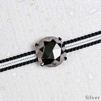 【Kimono-Factory-nono】真鍮帯留め Diamond