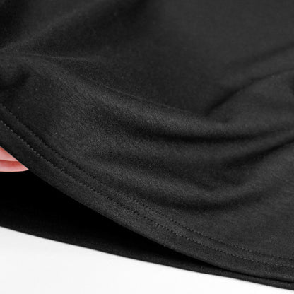 【Kimono-Factory-nono】男物襦袢衿Tシャツ Listo ブラック #紳士用/メンズ