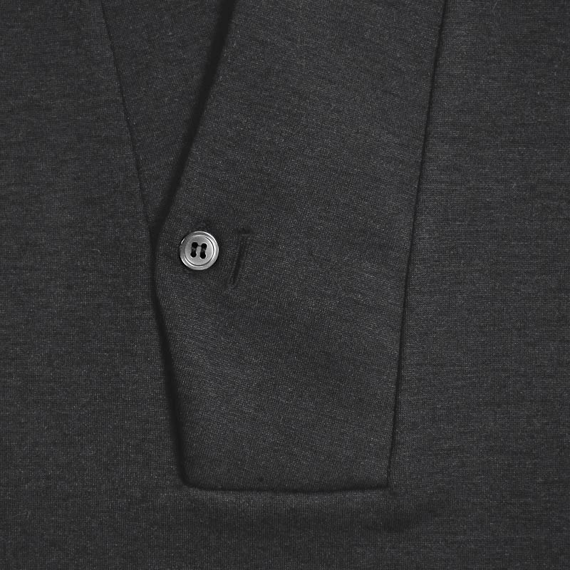 【Kimono-Factory-nono】男物襦袢衿Tシャツ Listo チャコール #紳士用/メンズ