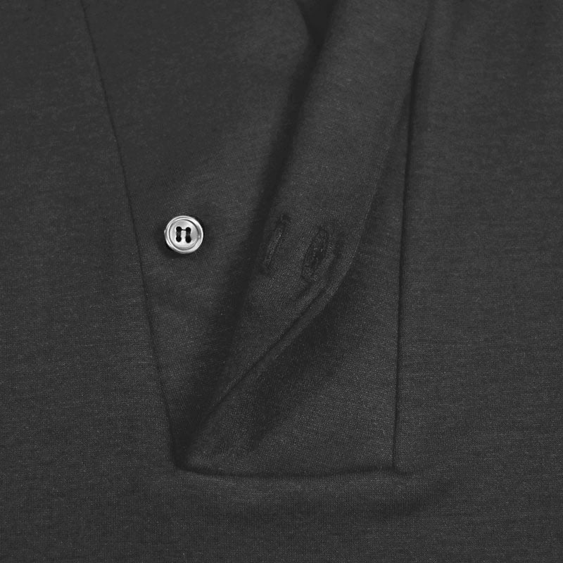 【Kimono-Factory-nono】男物襦袢衿Tシャツ Listo チャコール #紳士用/メンズ