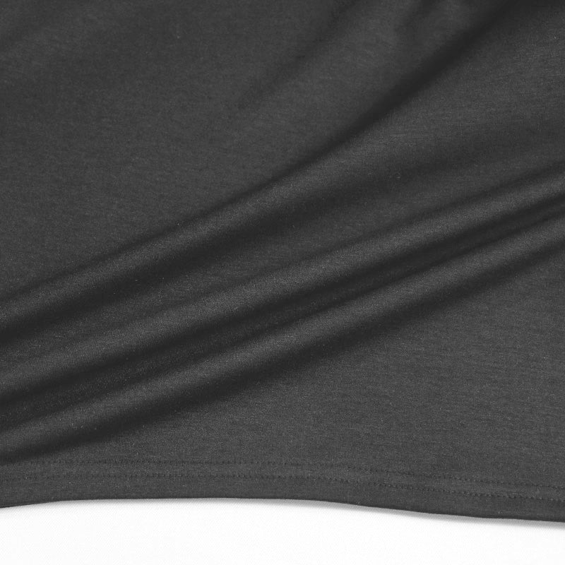 【Kimono-Factory-nono】男物襦袢衿Tシャツ Listo チャコール #紳士用/メンズ