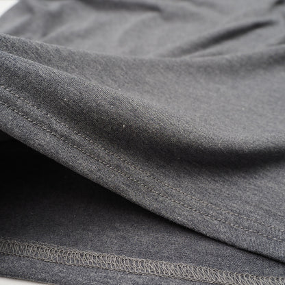 【Kimono-Factory-nono】男物襦袢衿Tシャツ Listo 杢グレー #紳士用/メンズ