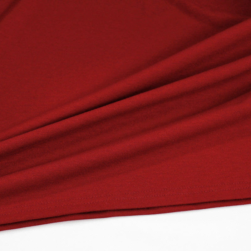 【Kimono-Factory-nono】男物襦袢衿Tシャツ Listo レッド #紳士用/メンズ