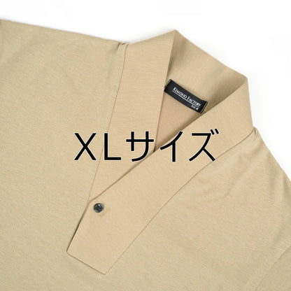 【Kimono-Factory-nono】男物襦袢衿Tシャツ Listo サンドベージュ #紳士用/メンズ