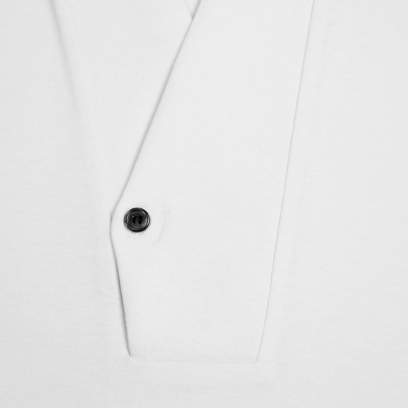 【Kimono-Factory-nono】男物襦袢衿Tシャツ Listo ホワイト #紳士用/メンズ