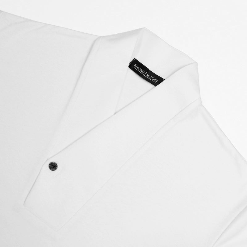 【Kimono-Factory-nono】男物襦袢衿Tシャツ Listo ホワイト #紳士用/メンズ
