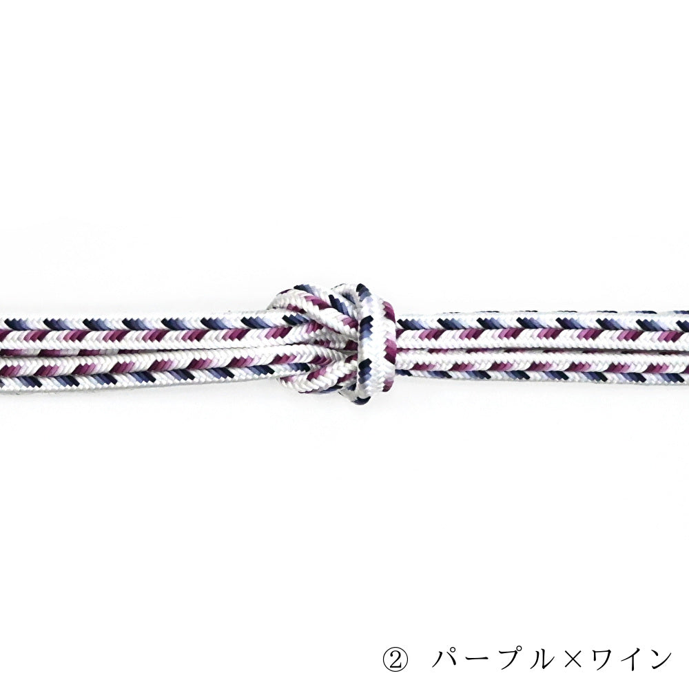 冠組 ゆるぎ帯締め 繧繝-Ungén- 4カラー