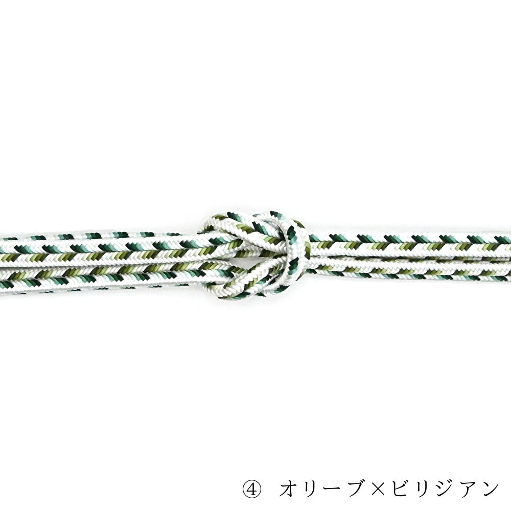冠組 ゆるぎ帯締め 繧繝-Ungén- 4カラー