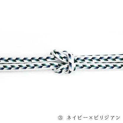 冠組 ゆるぎ帯締め 繧繝-Ungén- 4カラー