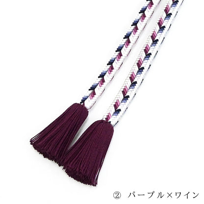 冠組 ゆるぎ帯締め 繧繝-Ungén- 4カラー